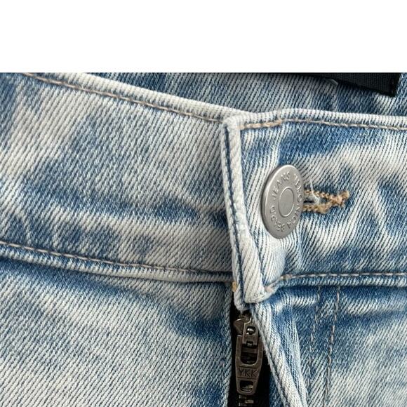 Veronica Beard Sheridan Exaggerated Flare Jeans High Rise Denim Sky Blue Size 15 - Picture 4 of 16